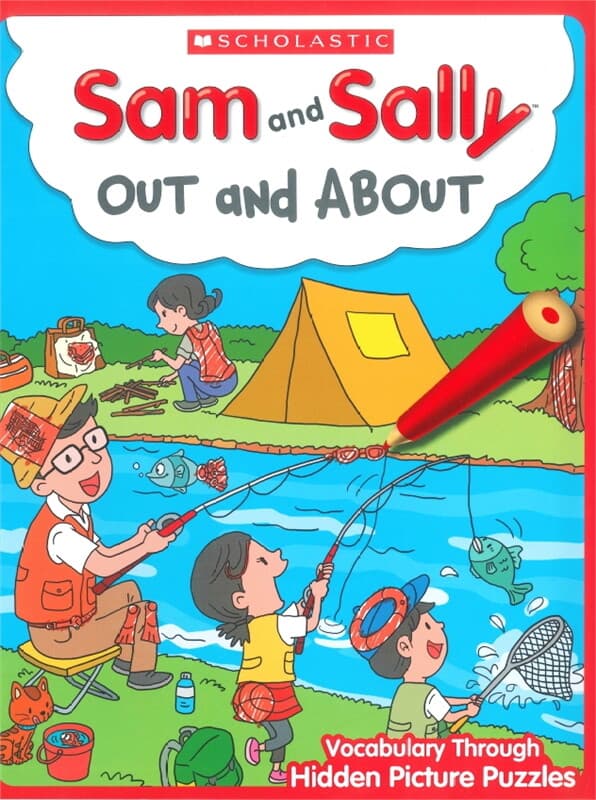 ปกหนังสือ SAM AND SALLY OUT AND ABOUT