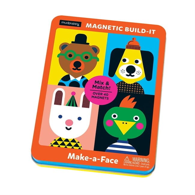 ปกหนังสือ MUDPUPPY MAKE-A-FACE MAGNETIC BUILD-IT