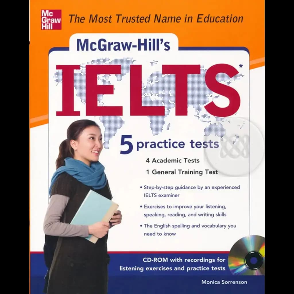 ปกหนังสือ McGraw-Hill's IELTS +CD-ROM (P)