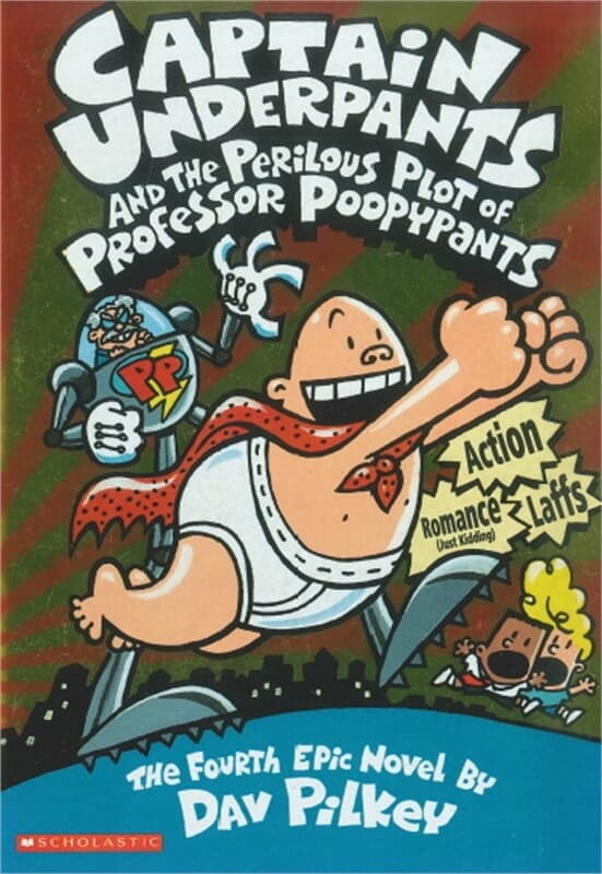 ปกหนังสือ Captain Underpants - The perilous plot