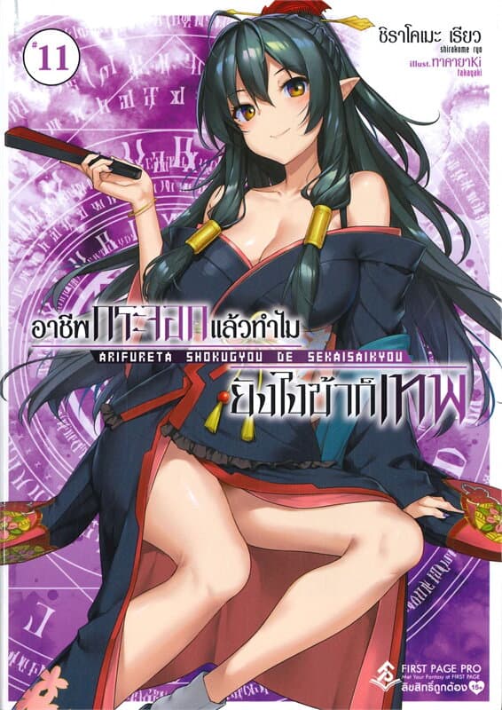 ปกหนังสือ อาชีพกระจอกแล้วทำไมยังไงข้าก็เทพ เล่ม 11