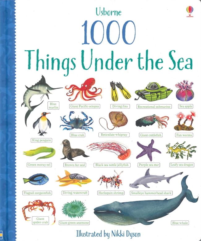 ปกหนังสือ 1000 THINGS UNDER THE SEA
