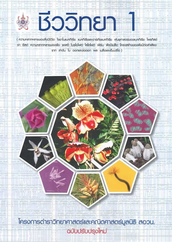 ปกหนังสือ ชีววิทยา 1 :โครงการตำราวิทยาศาสตร์และคณิ