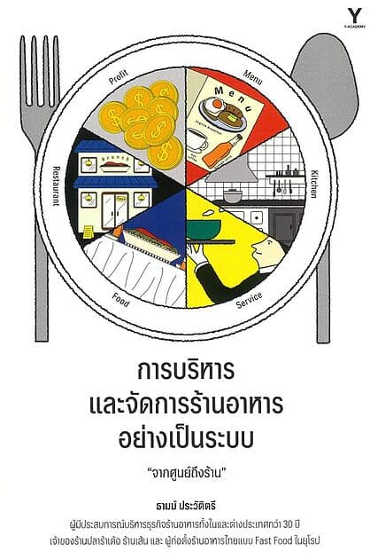 ปกหนังสือ การบริหารและจัดการร้านอาหารอย่างเป็นระบบ
