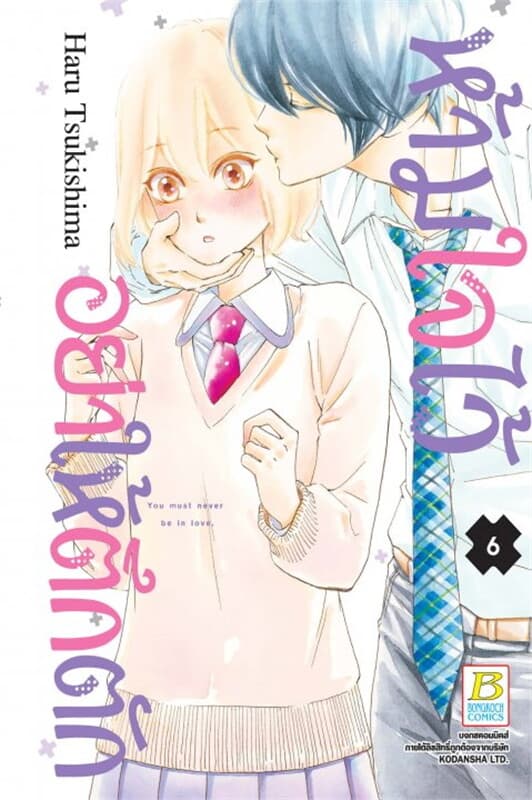 ปกหนังสือ ห้ามใจไว้อย่าให้ตึกตัก เล่ม 6
