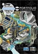 ปกหนังสือ คู่มือเตรียมสอบความถนัดทางสถาปัตยกรรม TPAT4 PART2 สำหรับ PORTFOLIO