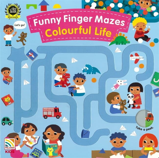 ปกหนังสือ Funny Finger Mazes - Colourful Life