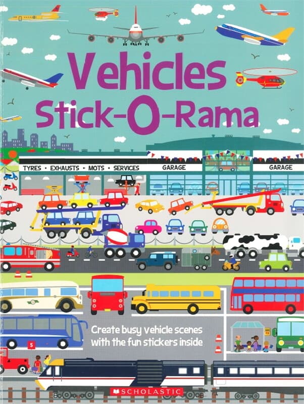 ปกหนังสือ STICK-O-RAMA: VEHICLES