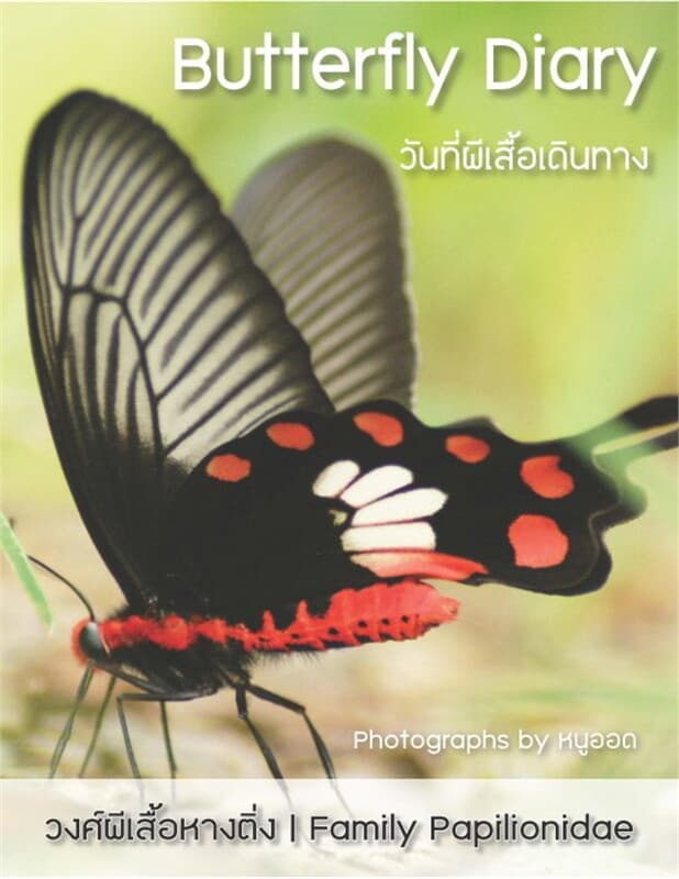 ปกหนังสือ Butterfly Diary วันที่ผีเสื้อเดินทาง (วงศ์ผีเสื้อหางติ่ง Family Papilionidae)