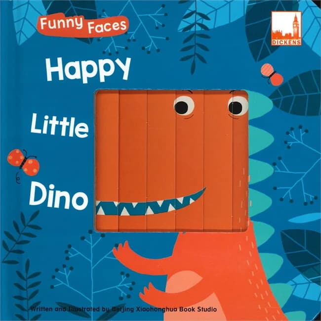 ปกหนังสือ Funny Faces - Happy Little Dino