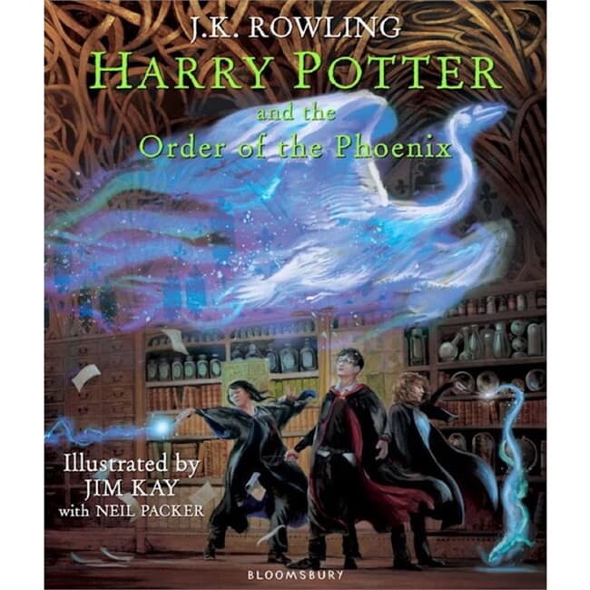 ปกหนังสือ แฮร์รี่พอตเตอร์กับภาคีนกฟินิกซ์ภาพประกอบ