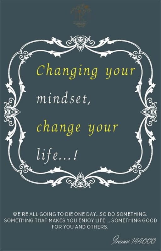 ปกหนังสือ Changing your mindset, change your life