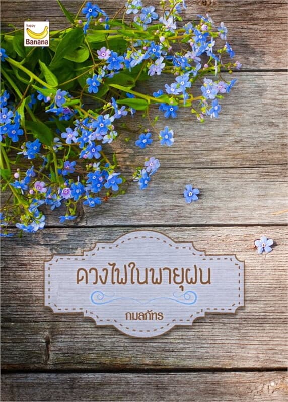 ปกหนังสือ ดวงไฟในพายุฝน