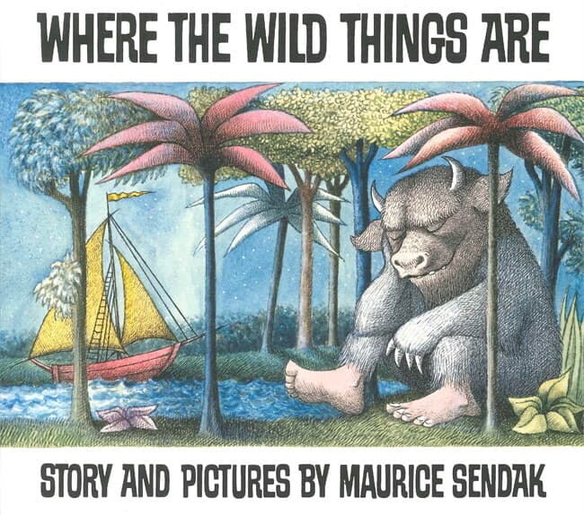 ปกหนังสือ Where the wild things are