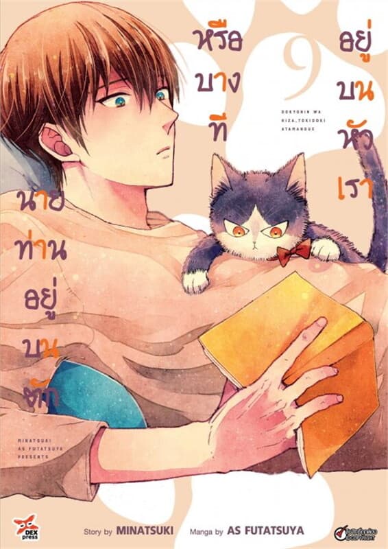 ปกหนังสือ นายท่านอยู่บนตักหรือบางทีอยู่บนหัวเรา 9