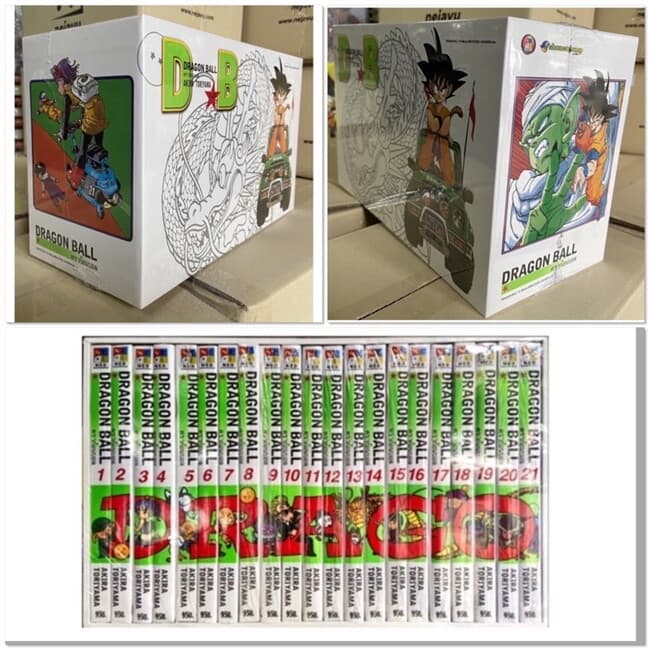 ปกหนังสือ BOXSET DRAGON BALL ดราก้อนบอล เล่ม 1-21