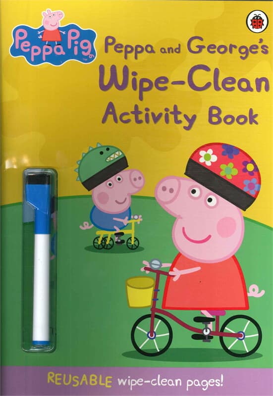 ปกหนังสือ Peppa Pig: Peppa and George's Wipe Clean