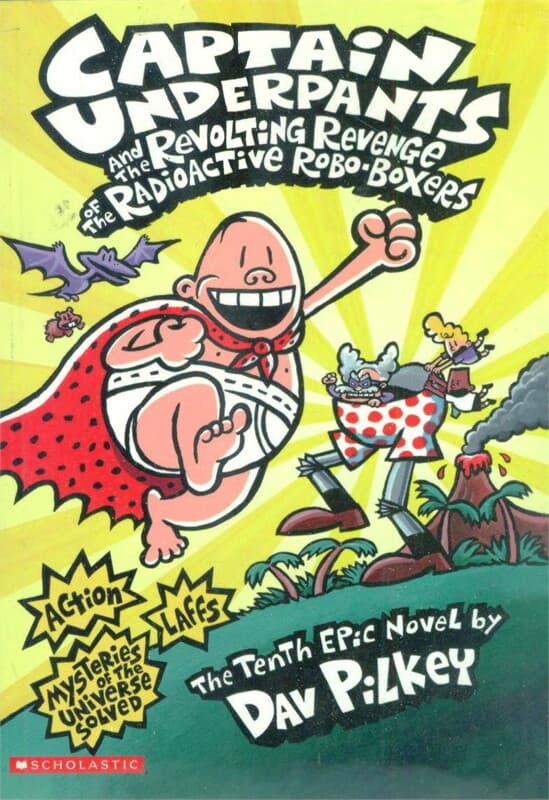 ปกหนังสือ Captain Underpants - The revolting