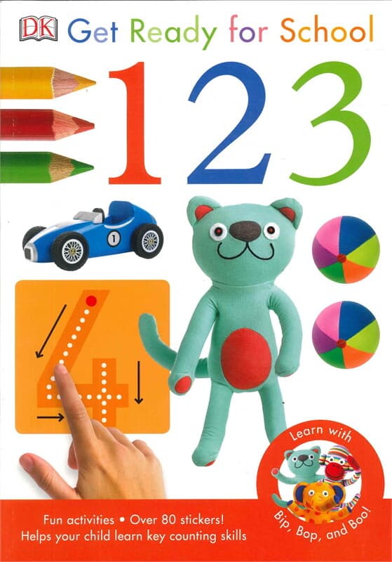 ปกหนังสือ Get Ready for School 123