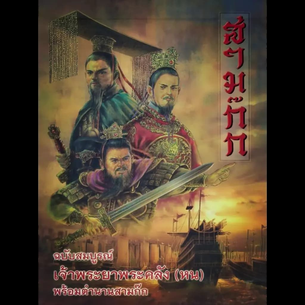 ปกหนังสือ สามก๊ก (เล่ม 1-3) ฉบับสมบูรณ์ (Book Set : 3 เล่ม)