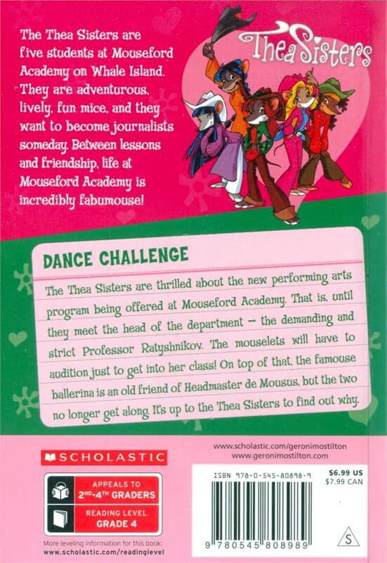 ปกหนังสือ TS MOUSEFORD ACADEMY 4 DANCE CHALLENGE