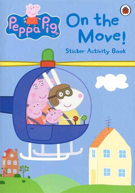 ปกหนังสือ Peppa Pig: On the move sticker activity
