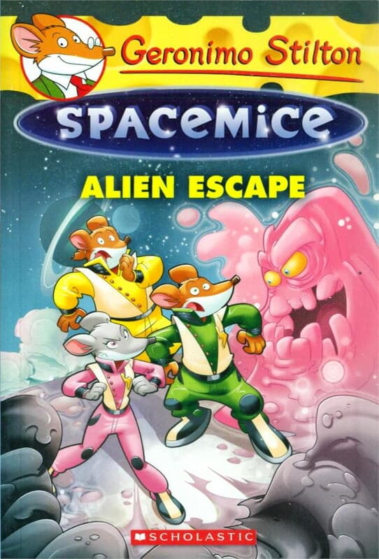ปกหนังสือ GS SPACEMICE 1 ALIEN ESCAPE