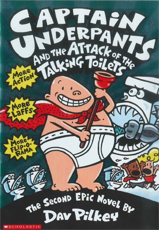 ปกหนังสือ Captain Underpants - The attack