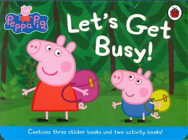 ปกหนังสือ Peppa Pig Let' s Get Busy!