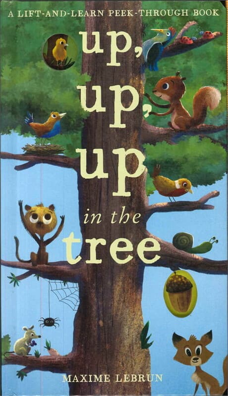 ปกหนังสือ "Up, Up, Up in the tree"