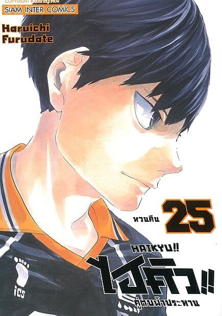 ปกหนังสือ ไฮคิว คู่ตบฟ้าประทาน เล่ม 25 NEW