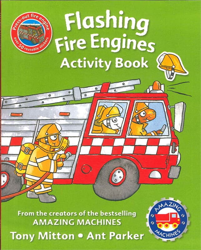 ปกหนังสือ Amazing Machines Flashing Fire Engines