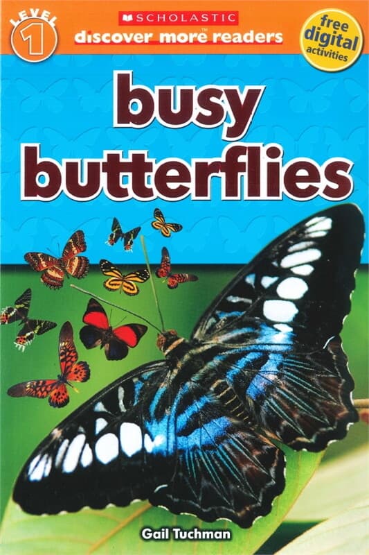 ปกหนังสือ SCHOLASTIC LVL 1 BUSY BUTTERFLIES