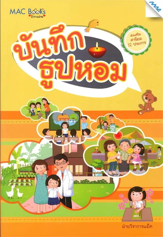 ปกหนังสือ บันทึกธูปหอม