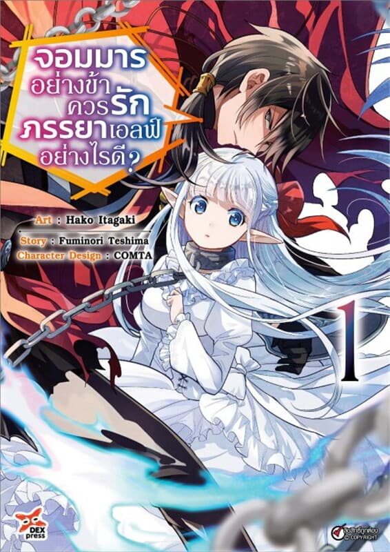 ปกหนังสือ จอมมารอย่างข้าควรรักภรรยาเอลฟ์อย่างไรดี? เล่ม 1