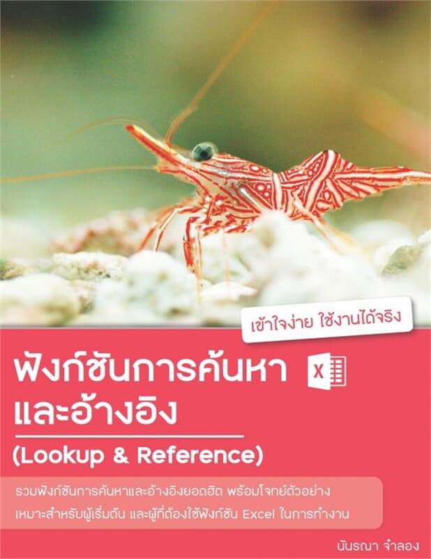 ปกหนังสือ ฟังก์ชันการค้นหาและอ้างอิง ใน Excel (Lookup & Reference Functions)