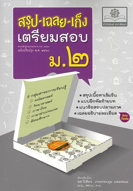 ปกหนังสือ สรุป-เฉลย-เก็ง เตรียมสอบ ม.2 (ปรับปรุง)