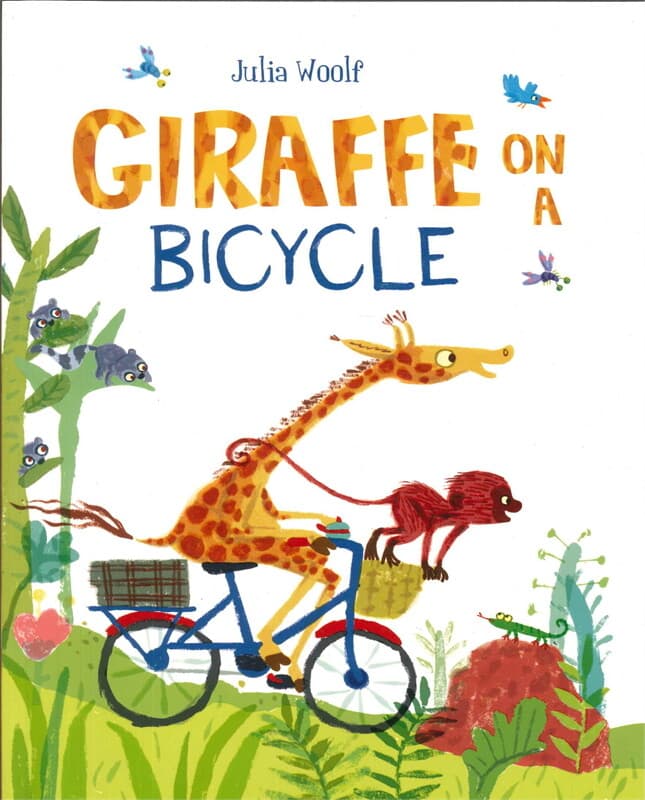 ปกหนังสือ Giraffe on a Bicycle