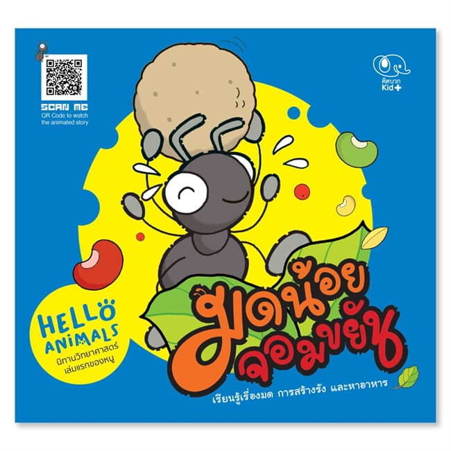 ปกหนังสือ HELLO ANIMALS - มดน้อยจอมขยัน