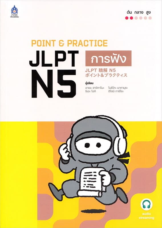 ปกหนังสือ POINT & PRACTICE JLPT N5 การฟัง ฉบับ Audio Streaming
