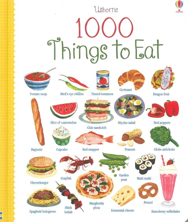 ปกหนังสือ 1000 THINGS TO EAT