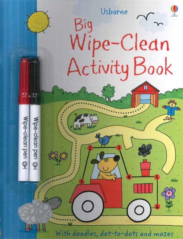 ปกหนังสือ BIG WIPE CLEAN ACTIVITY BOOK