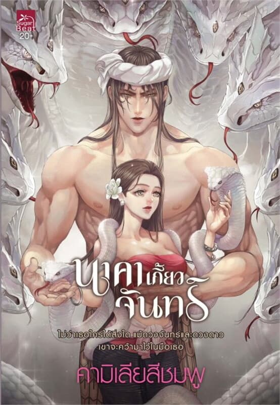 ปกหนังสือ นาคาเกี้ยวจันทร์