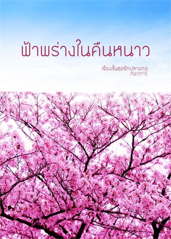 ปกหนังสือ ฟ้าพร่างในคืนหนาว (ชุดรักปลายฤดู)