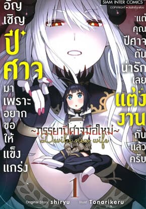 ปกหนังสือ อัญเชิญปีศาจมาเพราะอยากขอให้แข็งแกร่ง เล่ม 1