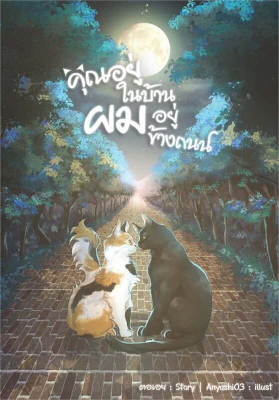 ปกหนังสือ คุณอยู่ในบ้าน ผมอยู่ข้างถนน