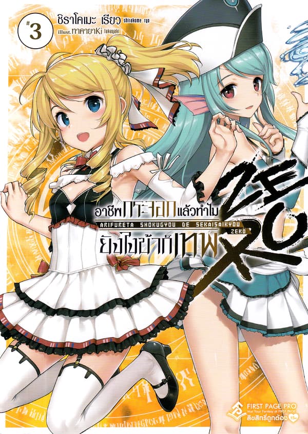 ปกหนังสือ อาชีพกระจอกแล้วทำไมยังไงข้าก็เทพZERO เล่ม 3