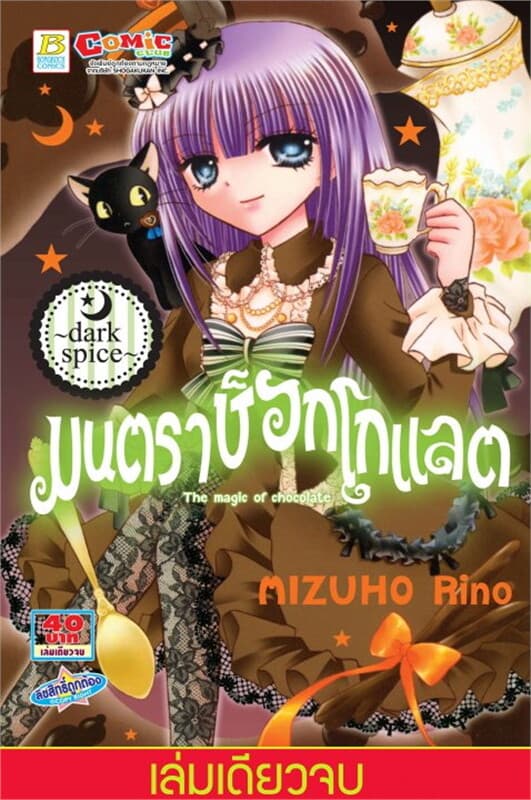 ปกหนังสือ มนตราช็อกโกแลต The magic of chocolate dark spice (เล่มเดียวจบ)