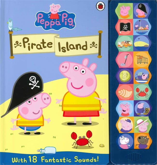 ปกหนังสือ PEPPA PIG: ON PIRATE ISLAND SOUND BOOK