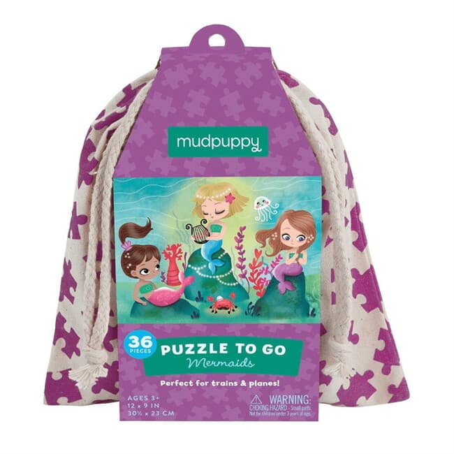 ปกหนังสือ MUDPUPPY MERMAIDS PUZZLE TO GO